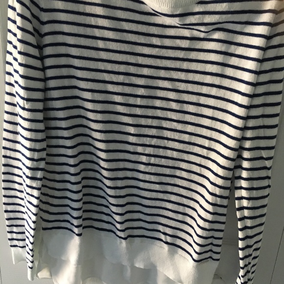 womens striped POLO sweater - Picture 5 of 6